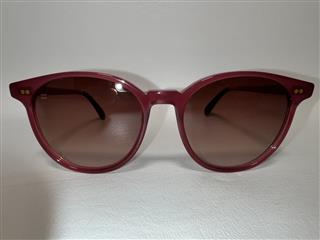 NEW! TOMS THE BELLINI MAGENTA BROWN GRADIENT ROUND SUNGLASSES